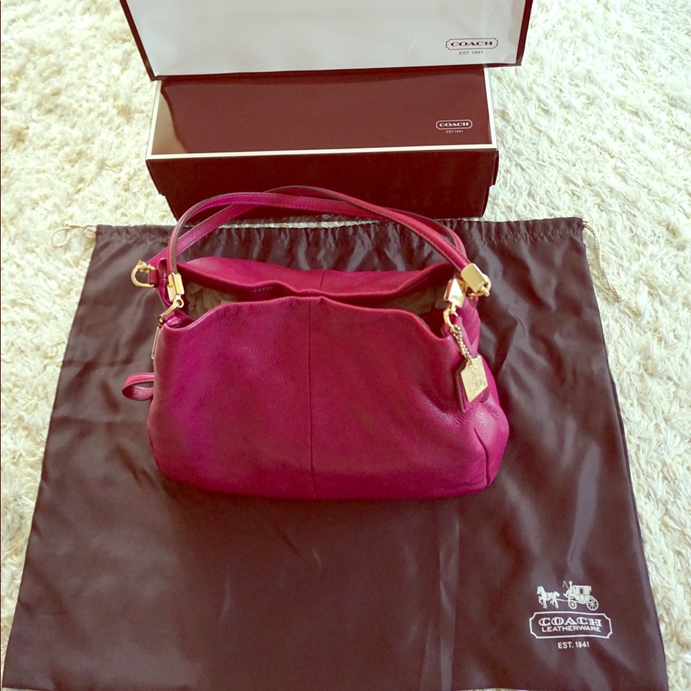 Coach Leather Hobo Bag